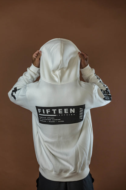 WHITE APPAREL HOODIE